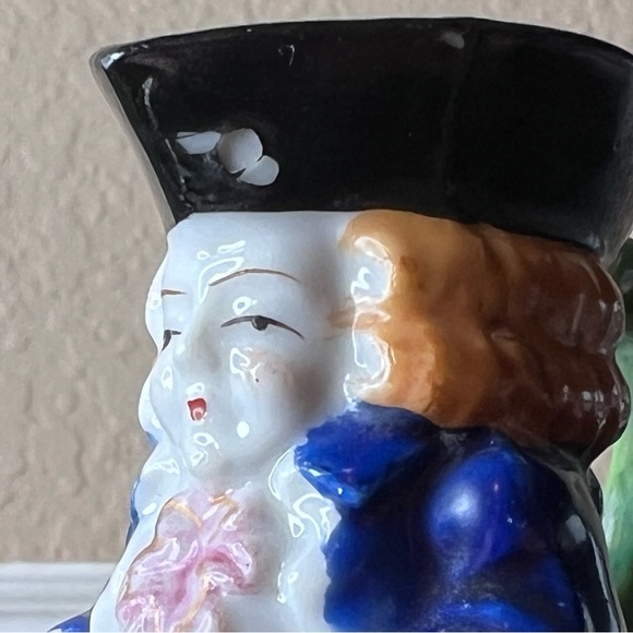 Vintage 1940's Made in Occupied Japan Toby Jug, Colonial Man Mug, Character Cup - Picture 2 of 9
